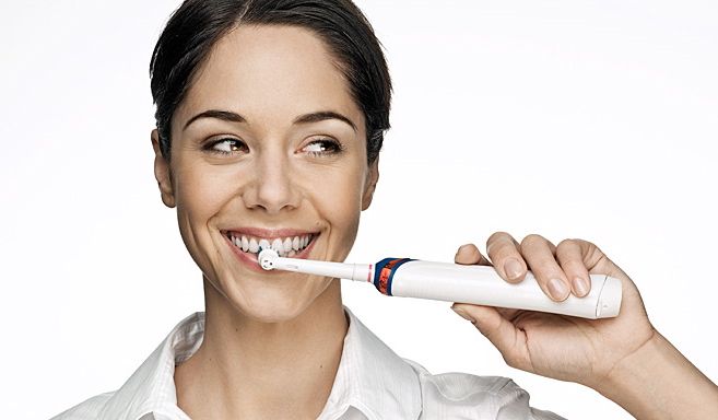 El cepillo de dientes eléctrico